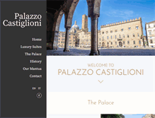 Tablet Screenshot of palazzocastiglionimantova.com